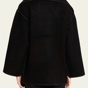 Toteme Black Cape Jacket